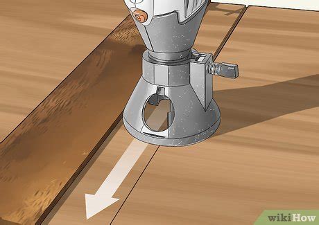 cutting a channel in wood